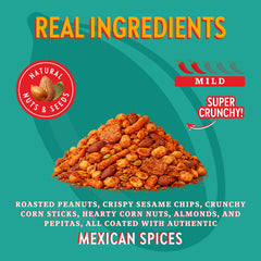 CHUZA open pouch with visible contents demonstrating freshness and easy access benefit