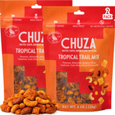 CHUZA front packaging view showing bold tropical spicy mix benefit portability