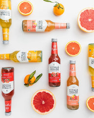 Citrus House blood orange close-up highlighting organic juice richness