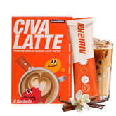 Foodability CIVA latte front packaging showing product and convenience