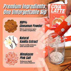 Foodability CIVA powder close-up texture showing creamy, freeze-dried coffee
