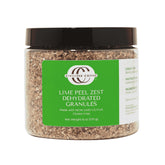 Civilized Coffee jar front view showing lime granules and convenient packaging benefit