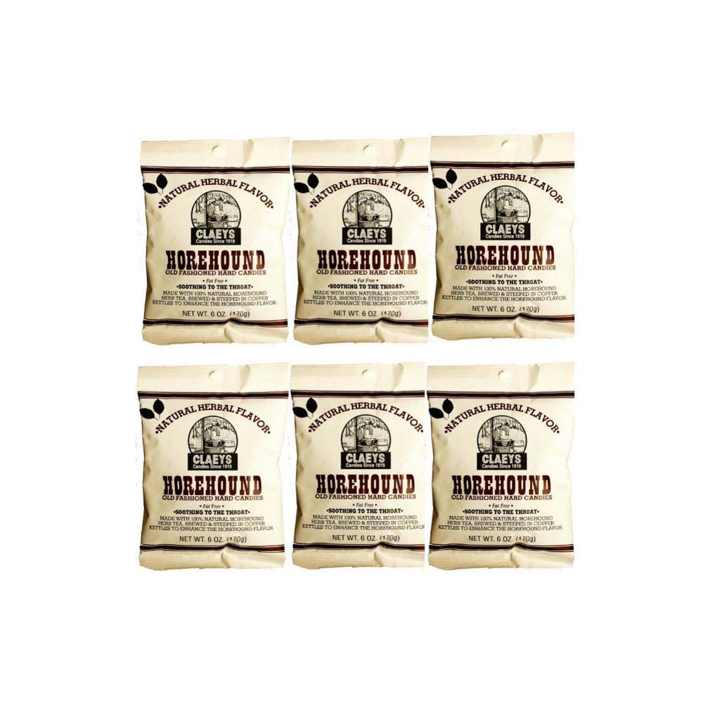 Claeys horehound front packaging showing bag design and portioned convenience