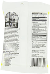 Claey's close-up of lemon drops texture and color, highlighting natural lemon flavor