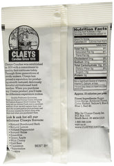 Claeys licorice close-up texture showing glossy hard candy and consistent flavor release benefit