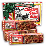 Claxton Fruit Cake signature carton shown for convenient gifting and storage