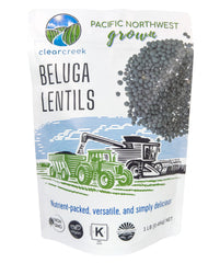 CLEAR CREEK front packaging showing 1 lb bag and product benefits