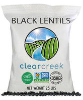 CLEAR CREEK front packaging of 25 lb bag showing brand and product benefits