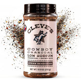 Cleve's Gourmet front label on 10oz bottle showing product identity and bold flavor benefit