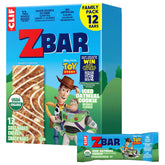 Clif Kid ZBar front packaging showing 12-count box and organic badge