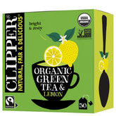 Clipper Tea front packaging showing 50 tea bags and citrus imagery for freshness