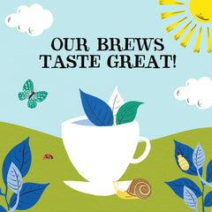 Clipper Tea brewed cup steaming to show warm full-bodied flavor enjoyment