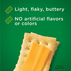 Club Crackers served with slices of cheese illustrating pairing and easy entertaining