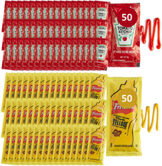 CMC Products front packaging displaying 100 condiment packets for organized storage and convenience