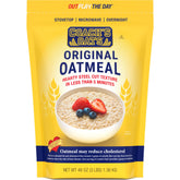 Coach's Oats front packaging showing 48 oz bag and clear product identity for pantry convenience