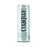 CoAqua front packaging showing twelve cans and brand clarity for quick selection