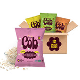 Cob front box showing 12-pack variety for easy selection
