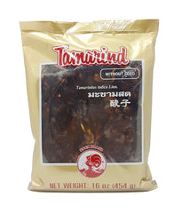 Cock brand wet tamarind front packaging showing 16 oz block and label, authentic flavor