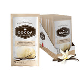Cocoa Classics box front packaging showing French Vanilla and 36-pack convenience
