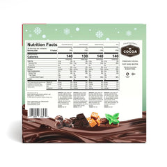 COCOA CLASSICS close-up of a packet pouring powder, showing smooth mix