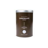 Coffee Bean & Tea Leaf tin front view showing brand and rich chocolate creamer