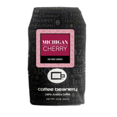 Coffee Beanery front packaging showing 12oz bag and cherry flavor for clarity