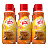 Coffee Mate front packaging showing hazelnut creamer and branding benefits