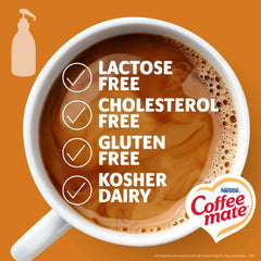Coffee mate label and nutritional panel showing dietary info and ingredient clarity