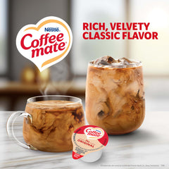 Coffee Mate single cup close-up highlighting easy-open seal and portion control