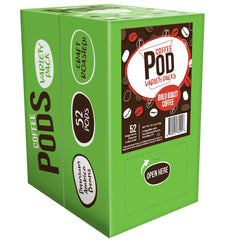 Coffee Pod Variety Packs close-up of a pod lid and foil seal highlighting freshness