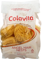 COLAVITA front package view showing two 16 oz packs and Italian origin benefits