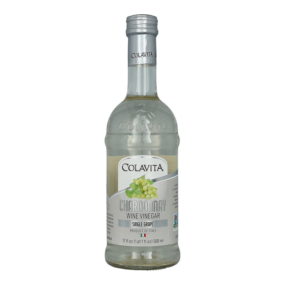 Colavita bottle front showing elegant label and flavor-enhancing vinegar