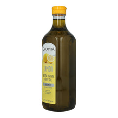 Colavita oil pouring on salad to add citrus flavor and bright finish