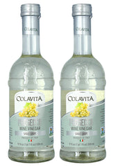Colavita bottle front view showing Prosecco white wine vinegar for authentic flavor