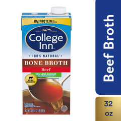 College Inn carton top pour detail demonstrating easy pouring and portion control benefit