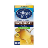 College Inn carton front view showing label and volume benefit