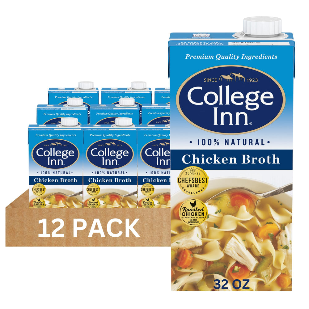 College Inn carton front view showing packaging and brand benefit