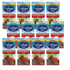 College Inn front packaging showing carton and brand, clear benefit of convenient resealable use