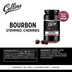 Collins Chicago close-up single cherry showing texture and bold flavor benefit