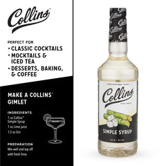 Collins Chicago syrup syrup texture close-up, smooth blendability benefit