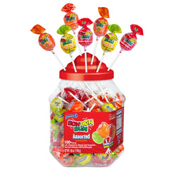 Colombina jar front view showing label and quantity, ideal for party use
