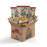 Colorado Jack front packaging showing three shareable bags and flavor labels