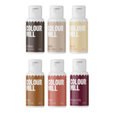 Colour Mill outback pack front label showing six 20ml bottles and product name