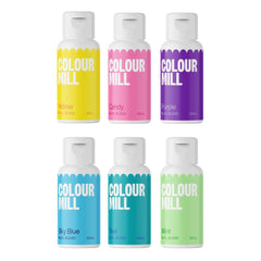 Colour Mill front pack showing six 20ml bottles and vibrant hues for decorators