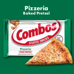 COMBOS opened pack with visible cheese-filled pretzels, showcasing creamy center