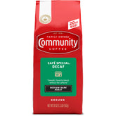 Community Coffee front package showing 20 ounce bag and café-style appeal