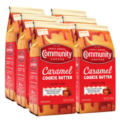 Community Coffee front packaging showing flavor and pack, highlights convenience