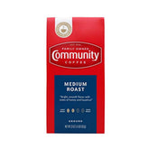 Community Coffee front pack 23oz showing branding and freshness benefits