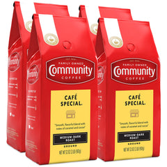 Community Coffee front packaging showing 32 oz bag and brand for convenience