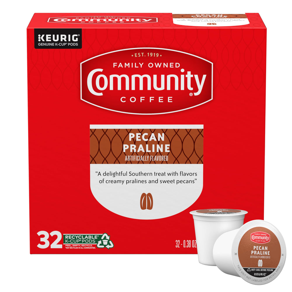 Community Coffee front packaging showing product name and flavor benefit